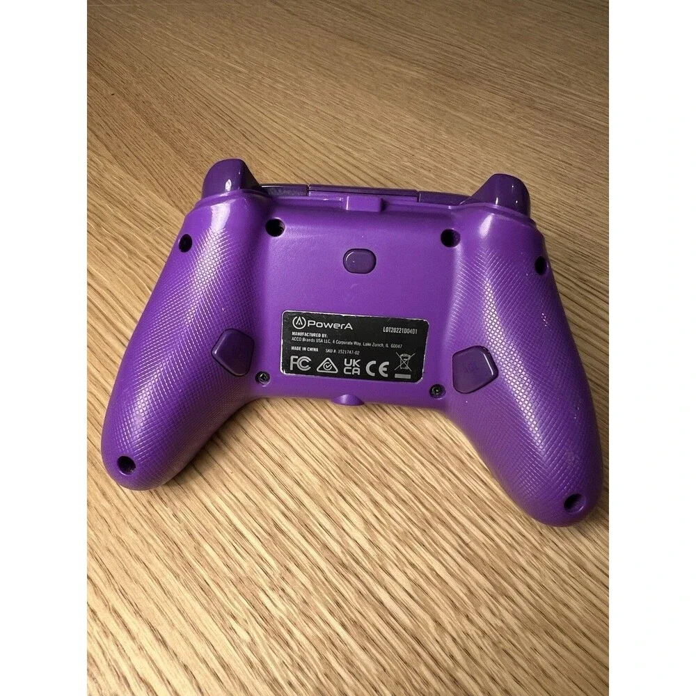 PowerA Enhanced Controller For Xbox One Series S|X Purple UNTESTED